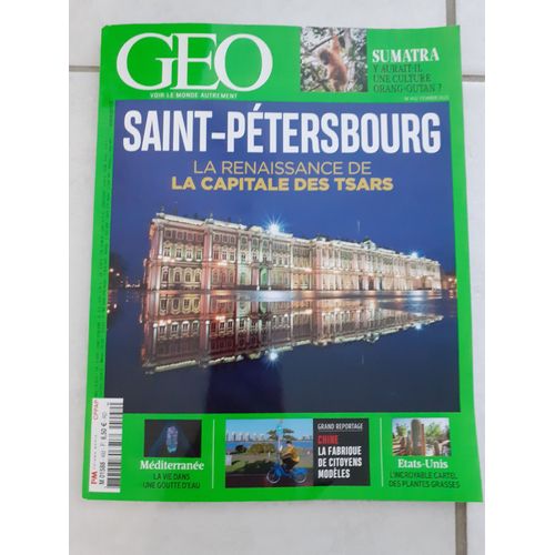 Geo 492 "Saint-Pétersbourg"La Capitale Des Stars