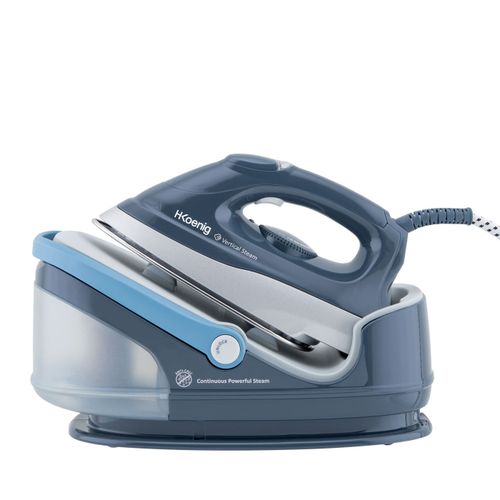 H.Koenig V5i - Centrale vapeur - semelle : acier inoxydable - 2400 Watt - gris