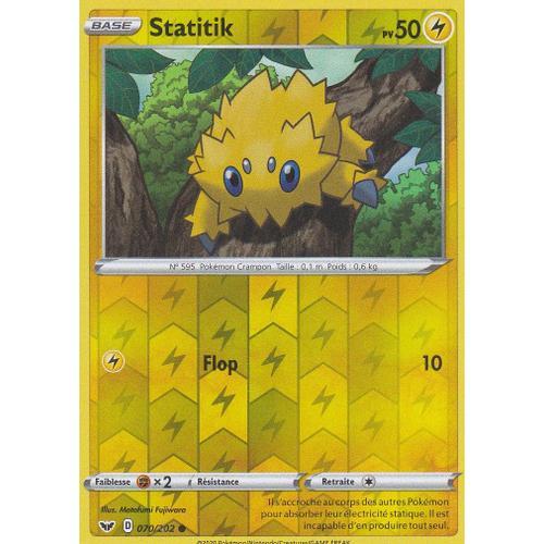 Carte Pokemon - Statitik - 070/202 - Reverse - Épée Et Bouclier