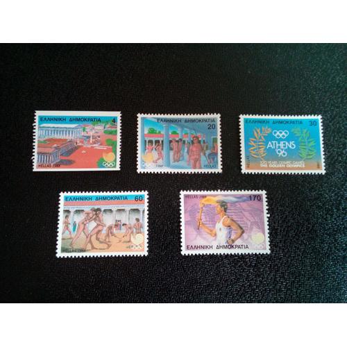 Timbre Grece Yt 1669 A 1673 Séries: Jeux Olympiques 1988 - Séoul 1988 ( 070204 )