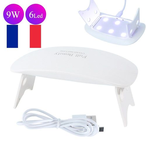 6 W Mini Led Lampe Uv Vernis À Ongles Sèche Séchage Gel Durcissement Nail Art 