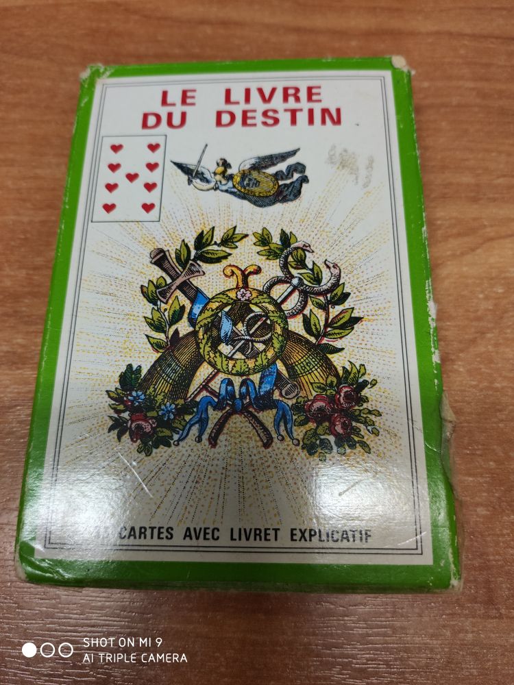 Jeu de cartes  le livre du destin 1979