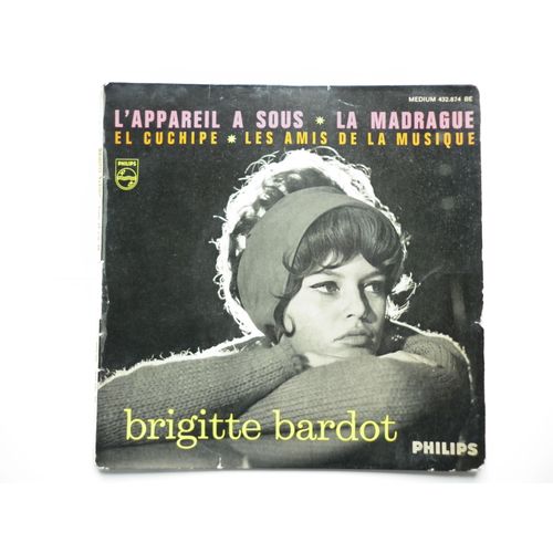 Brigitte Bardot 45tours Ep Vinyle L'appareil A Sous / La Madrague