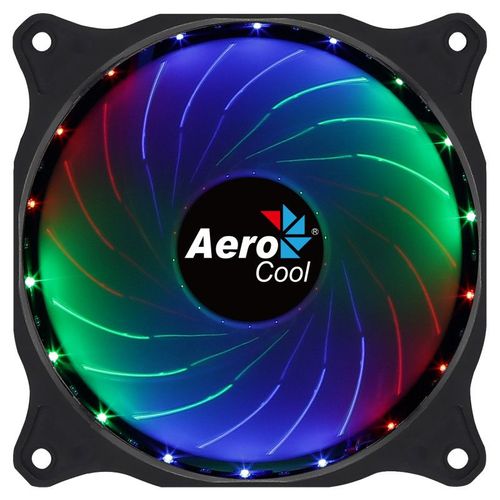 aerocool ventilateur de boitier aerocool cosmov 12 rgb 12cm (noir) noir