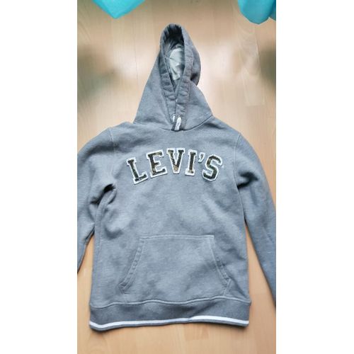 Sweat Levi's Gris 14 Ans Capuche