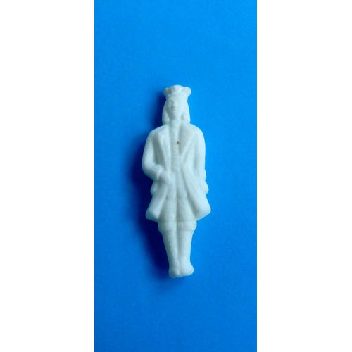 Fève Ancienne Prince En Plastique Blanc