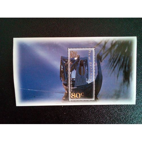 Timbre Nouvelle Zélande Yt Bf 152 Seigneur Des Anneaux - La Communauté De L'anneau 2001 ( 090204 )