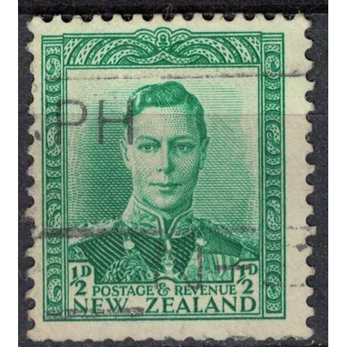 Nouvelle Zélande 1938 Oblitéré Used King George Vi Roi Postage Revenue Su