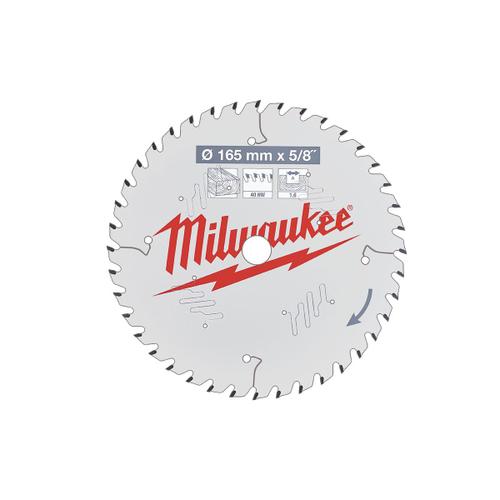 Lame scie circulaires MILWAUKEE 40 dents 1.6x165mm 4932471312