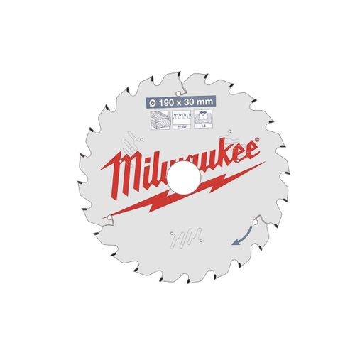 Lame scie circulaire MILWAUKEE 24 dents 1.6x190mm 4932471300
