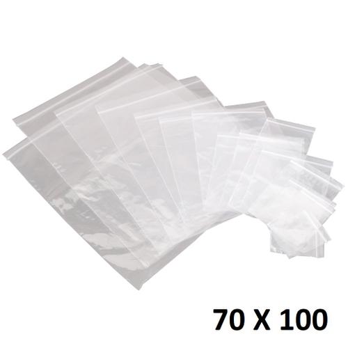 1000x Sachet Zip Plastique 70x100mm 7x10cm Transparent Pochon Pochette 50u