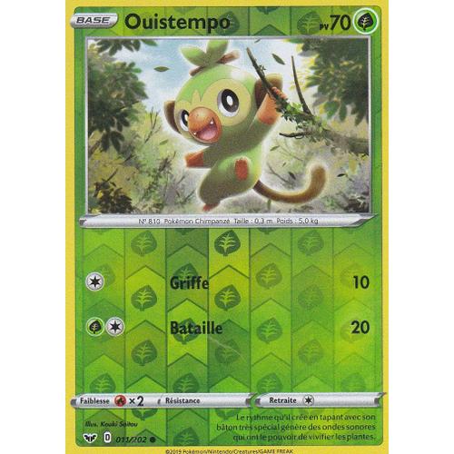 Carte Pokemon - Ouistempo - 011/202 - Reverse - Épée Et Bouclier