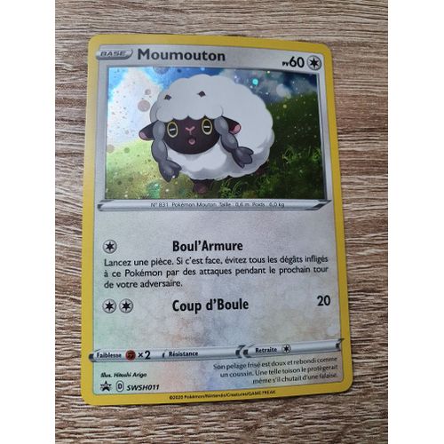 Carte Pokémon Moumouton Swsh011 Holographique