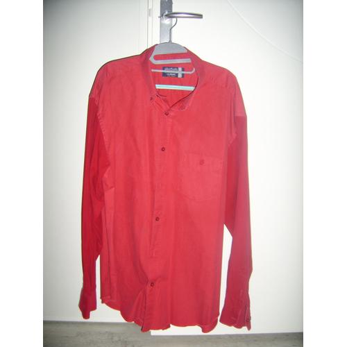 Chemise Serge Blanco Rouge Xxl