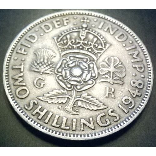 Pièce De 2 Shillings (Royaume-Uni) - 1948