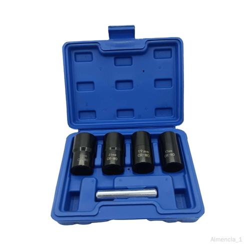 Kit d'outils de douilles torsadées à Impact, dissolvant de verrouillage Boite bleue