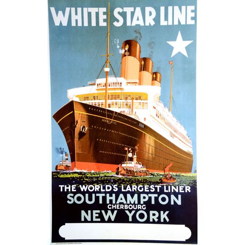 Affiche White Star Line