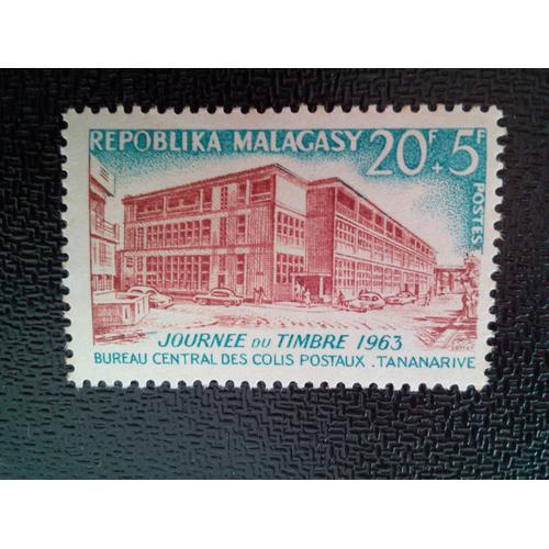 Timbre Madagascar Yt 379 Central Parcel P. O., Tananarive. 1963 ( 010204 )