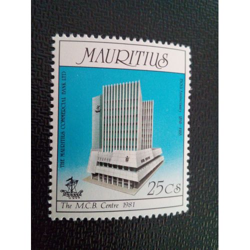 Timbre Ile Maurice Yt 699 Mauritius Commercial Bank, Ltd, 150th Anniv. 1988 ( 110204 )