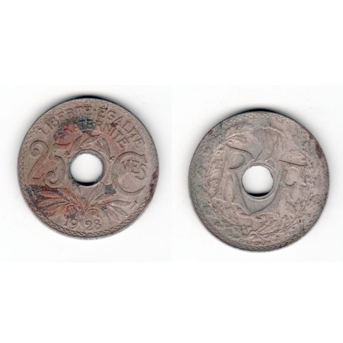 Monnaie 25 Centimes Lindauer 1928