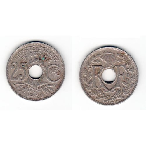 Monnaie 25 Centimes Lindauer 1928