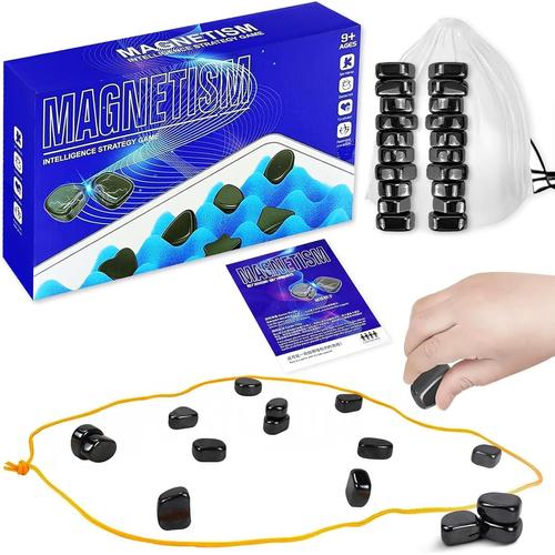 Jeu D'échecs Magnétique, Set De Échiquier Magnétique Portátil, Magnetic Chess Game, Jeu De Société De Dames Éducatif