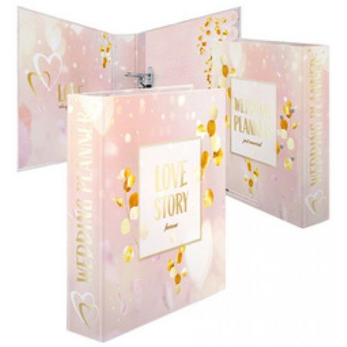Herma Herma Hochzeitsordner "Love Story", Din A4 Noir