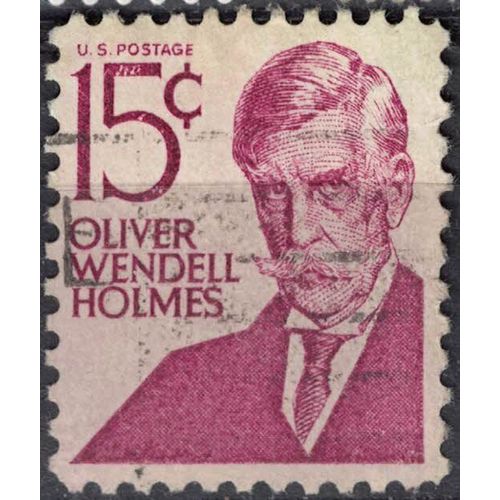 Etats Unis 1968 Oblitéré Used Écrivain Oliver Wendell Holmes Su