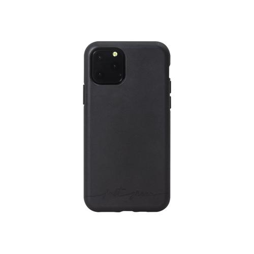 Just Green - Coque De Protection Pour Téléphone Portable - Matériau Végétal 100% Biodégradable Et Compostable - Noir - Pour Apple Iphone 11 Pro