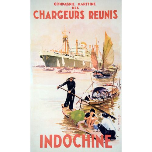 Affiche Chargeurs Réunis Indochine