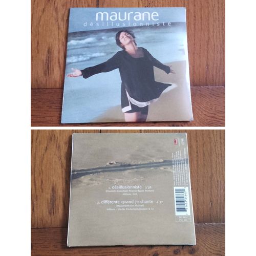 Cd Single Maurane Desillusionniste 2 Titres 1999