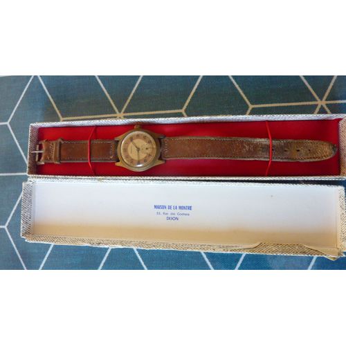 Ancienne Montre Pour Homme : Inscription : Waterproof Ancre 15 Jewels, Et Au Dos : * Made In France * 450 Hermétique N D Fond Inox