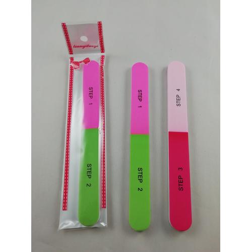 Lime À Ongle Professionnelle 4 Côtés Grains 17,5 Cm Pour Limer Vos Ongles 