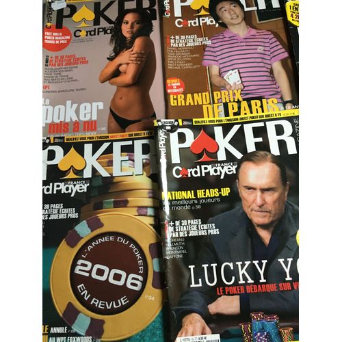 10 N° De Card Player Poker N° 3 À 7/9 À 12 & 14  : Isabelle Mercier/Poker Mis À Nu-100% Technique-D. Benyamine-L'année Du Poker- -M. Mizrachi-Lucky You-Grand Prix De Paris-P. Hellmuth-Spécial Techniqu