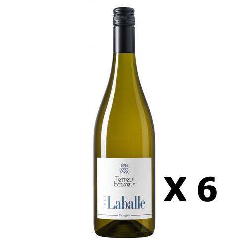 Lot 6x Les Terres Basses - Domaine De Laballe - Blanc 75cl - Sud Ouest - Côtes De Gascogne - Agriculture Raisonnée