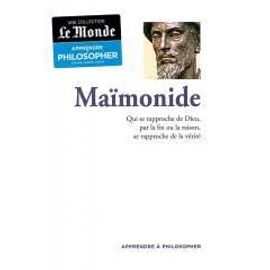 Apprendre À Philosopher Maimonide