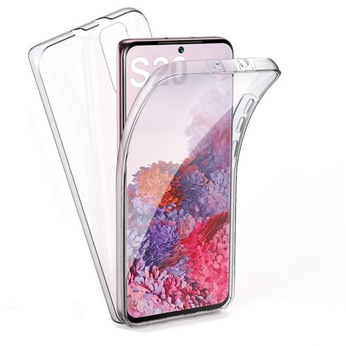 Coque 360 Degrés Pour Samsung Galaxy S20 Protection Intégrale Arrière Pc Case Et Avant Tpu Transparente