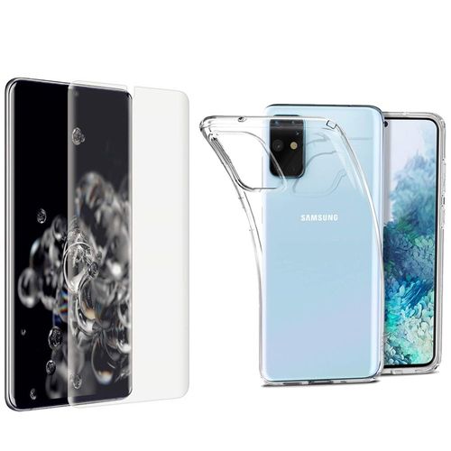 Protection Intégrale 360 Degres Pour Samsung Galaxy S20 Plus (S20+) : Coque Transparente Et Protection Écran