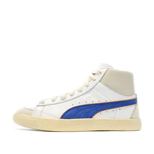 Baskets Blanches Homme Puma Clyde Mid