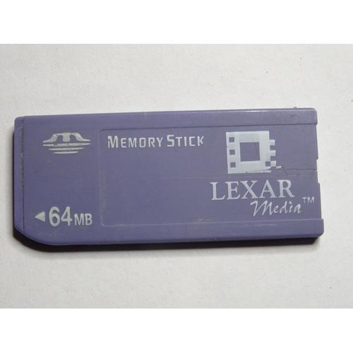 carte memory stick 64mb lexar media