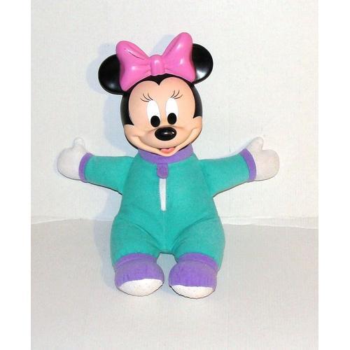 Peluche Minnie Sonore Lumineuse Vintage Poupée De Chiffon Rare Mattel Arcotoy