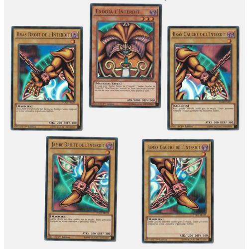 Lot Exodia Complet - Ygld - Ur - Vf