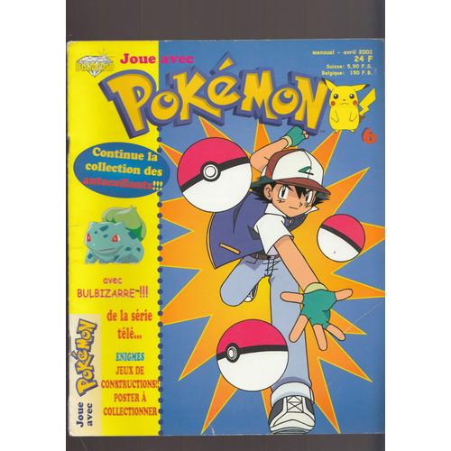 Joue Avec Pokémon N° 6 - Sans Poster ,Jeux Faits