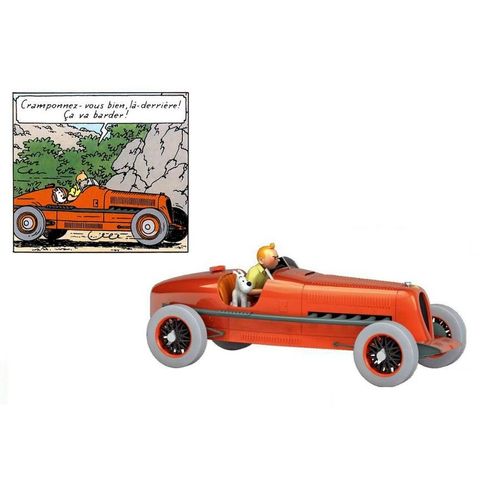 Les Voitures De Tintin 1/24°- Editions Hachette - N°1 Le Bolide Rouge - Les Cigares Du Pharaon-Moulinsart