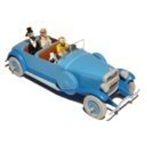 Les Voitures De Tintin 1/24°- Editions Hachette - N° 10 La Torpedo Du Docteur Finney Dans Les Cigares Du Pharaon-Moulinsart