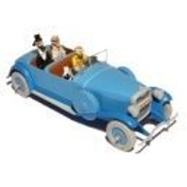 Les Voitures De Tintin 1/24°- Editions Hachette - N° 10 La Torpedo Du Docteur Finney Dans Les Cigares Du Pharaon-Moulinsart