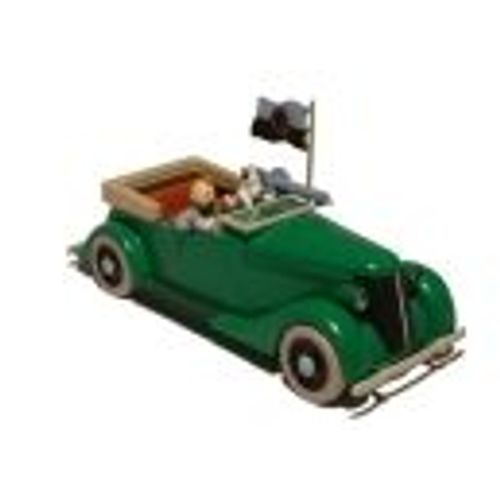 Les Voitures De Tintin 1/24°- Editions Hachette - N° 12 L'automitrailleuse Dans L'oreille Cassée-Moulinsart