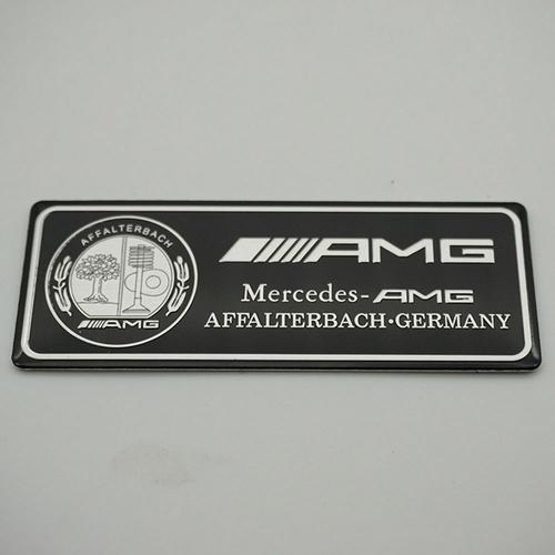 Autocollant Logo Amg Affalterbach Mercedes Special Edition 8cm X 3cm Noir