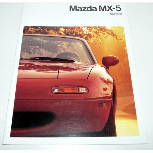 Mazda Mx-5 Cabriolet, Catalogue De 1991