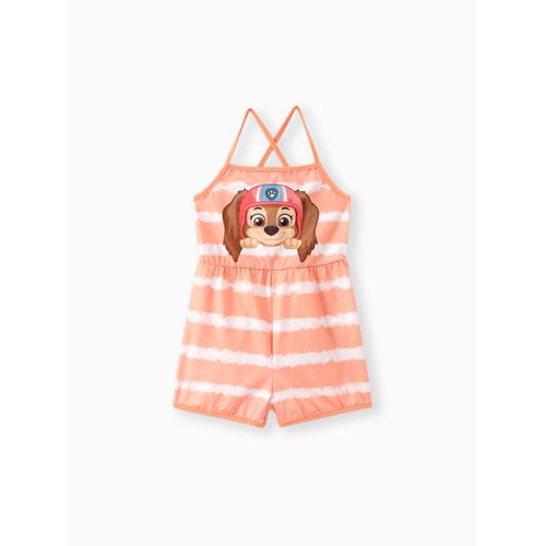 Pat' Patrouille 1pc Toddler Girls Personnage Barboteuse Rayée